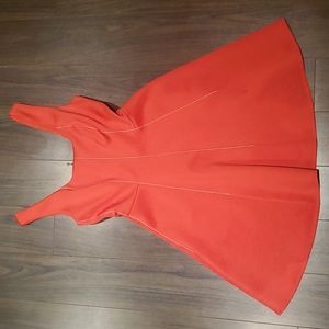 Ted Baker Red Sleeveless skater dress